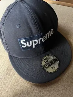 supreme boxlogoNEWERA60.6cm 7 5/8ネイビー