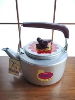 未使用 昭和レトロ ホクセイ 笛吹きケトル アルミやかん 3L 日本製 軽量のサムネイル