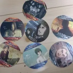 進撃の巨人 キャラクターコースター 7枚セット