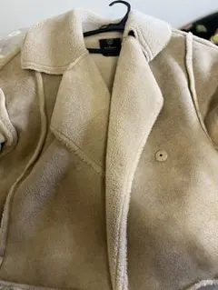 w closet ムートン風ショートジャケット