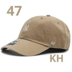 47brand YANKEES mini logo KHAKI カーキ