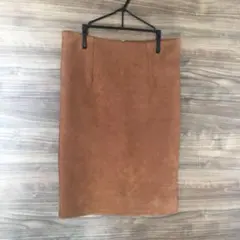 スウェードタイトスカート