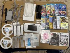 ☆ジャンク品 WiiUセット＋ソフト14本＋その他色々セット