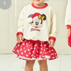 しまむら リトシーlittcクリスマストレーナートップス ミニーちゃんディズニー