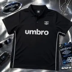 UMBRO アンブロ ポロシャツ 半袖 ブラック ロゴのサムネイル