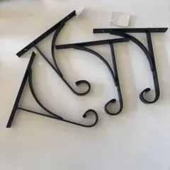 ポッシュリビング　アイアン　棚受け 4個セット　おしゃれ