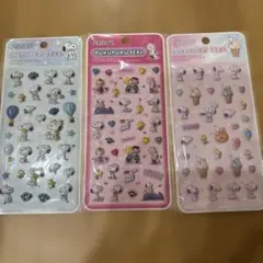 プクプクシール　スヌーピー