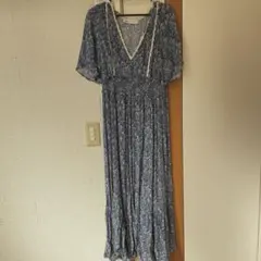 リ*ー様 ZARA ペイズリー　ロングワンピース