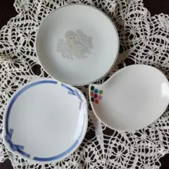 可愛いお皿　3枚