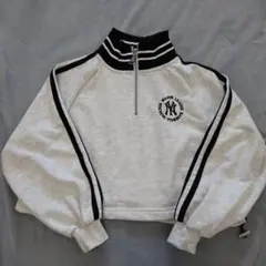 しまむら　トレーナー　130 ニューヨーク・ヤンキース ハーフジップ 美品