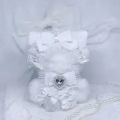 おすわりぬい服　10cm 白