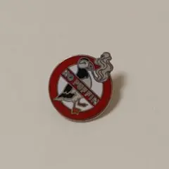 ヴィンテージ　ピンズ　ピンバッジ　バッチ　禁煙　パフィン　ニシツノメドリ　鳥