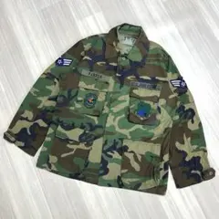 古着★U.S.AIR FORCE★ウッドランドカモ柄ジャケット　メンズ