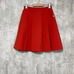 B647 【Feroux】フェルゥ スカート 膝丈 ビジュー 大人女子 お花