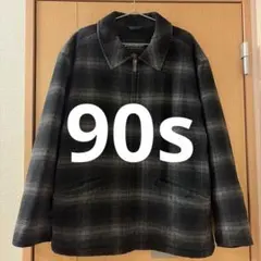美品 アドーア ノーカラーブルゾン 圧縮ウール 薄手ライトアウター