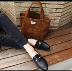 Fin 本革2WAYビットローファー