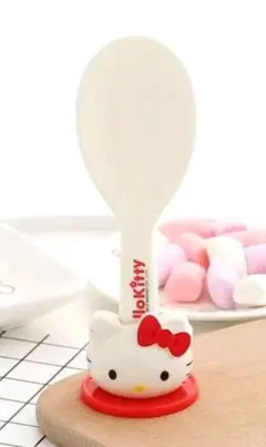 ハローキティ　しゃもじ　セット　レッドりぼんのサムネイル