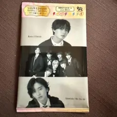 新品未開封 なにわ男子 アシンメトリー トレカ パック 大西流星 道枝駿佑 3枚