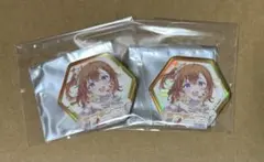 ラブライブ　μ's　TOPPA BASE ホログラム缶バッジ　高坂穂乃果ｘ2