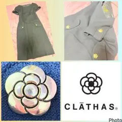 クレイサス★CLATHAS★カメリアボタンたっぷり★使えるお嬢様ワンピースのサムネイル