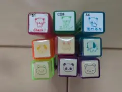 動物デザイン スタンプ 9個セット