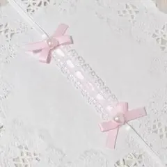 ぬいぐるみ用 ぬい服 ぬい用 ヘッドドレス ピンク 韓国 レース