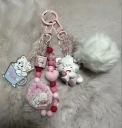 じゃらじゃらキーホルダー mikko