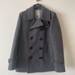 HARVARD グレー　ピーコート　メンズ M
