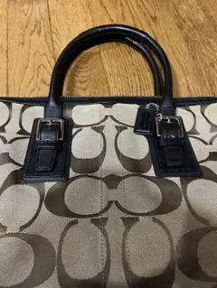 coach トートバッグ ベージュブラウン 内側に汚れありです