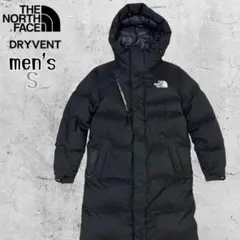 ノースフェイス ドライベント ロングダウンコート ダウン ロング 黒 メンズ