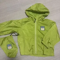 明るい緑色 Mサイズ ジャケット 収納袋付き