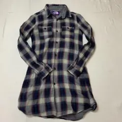 ノースフェイス パープルレーベル 長袖 シャツワンピース Sのサムネイル