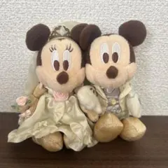 ディズニーランド：ウエディング ミッキー・ミニーちゃん ぬいぐるみ 結婚式