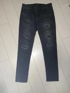 AZUL by moussy ダメージスキニージーンズ L