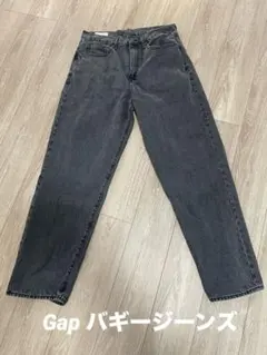 美品　gap バギージーンズ　デニム　31インチ　ブラックジーンズ