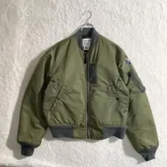 90s00s　MA-1　フライトジャケット　USA製　42　XL　ミリタリー