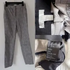 H&M チェックパンツ　美品
