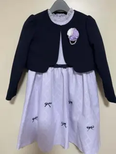 紫色ジャケット付きドレス 120cm