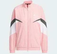 adidaアディダスゴルフジャージ ジャケット　ピンク　 M