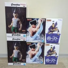 最新プライズフィギュア6体セット ナルト、ハンターハンター、葬送の