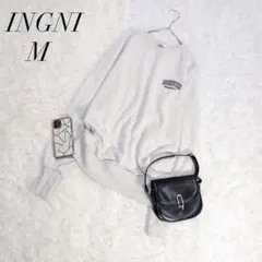 イング/トレーナー/スウェット/長袖/Mサイズ/オフオワイト