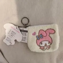 値下げ　マイメロディ フリースポーチ