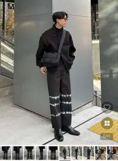 ブラックデニムパンツ　Mサイズ