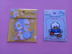 あひるのペックル ステッカー＆ワッペン