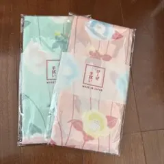 新品 がーぜ手拭い 2枚セット 花柄 日本製のサムネイル