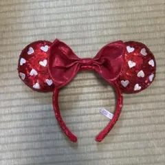 ディズニー ハート型スパンコールカチューシャ