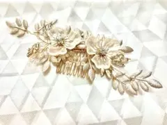 ブライダルヘッドパーツ　ウェディング　結婚式　花