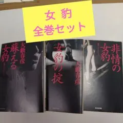【全巻セット】大藪春彦「女豹（エミー）シリーズ」3冊完結セット 光文社文庫まとめ