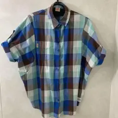 ボディーグローブ チェック柄 シャツ 半袖