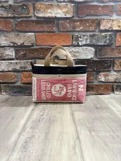 USEDデニム×USAショットガン袋リメイク　バッグinバッグ　2way